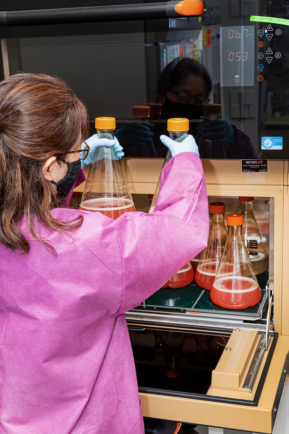 Scientists with the Emerging Infectious Disease branch at the Walter Reed Army Institute of Research conducts studies in order to find a solution for the COVID-19 Coronavirus.