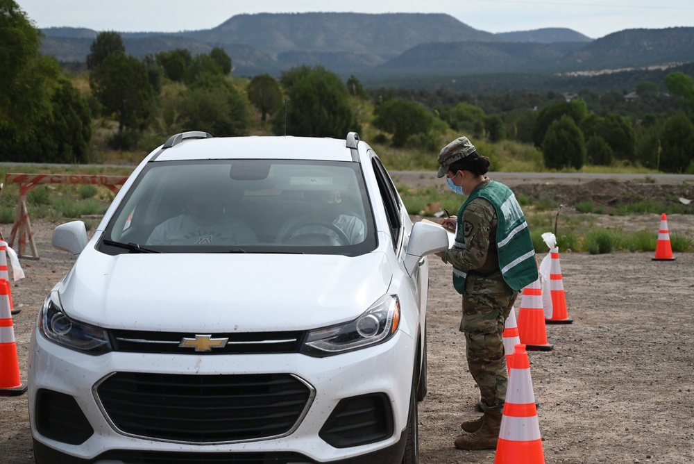 AZ National Guard hosts mobile COVID-19 test site for Cibecue residents