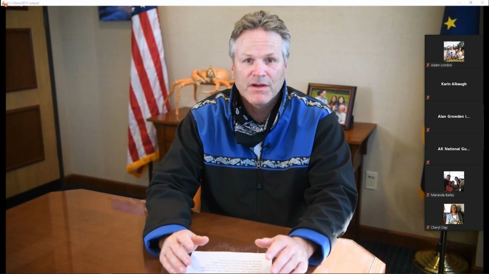 Gov. Mike Dunleavy in prayer meeting over racial division