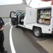 NEX YOKOSUKA MOBILE CANTEEN VAN PROVIDING SNACKS AND DRINKS TO THE WATERFRONT