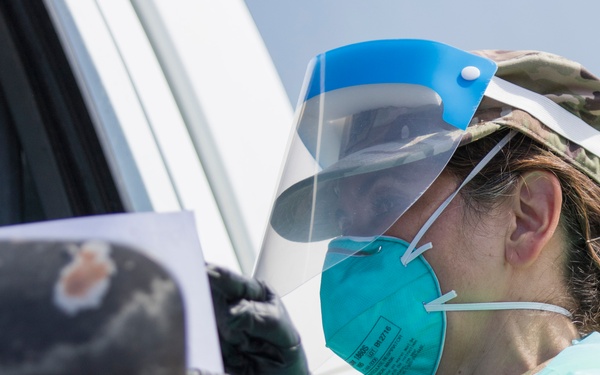 AZ Guard Support to Tohono O'odham Nation COVID 19 Testing