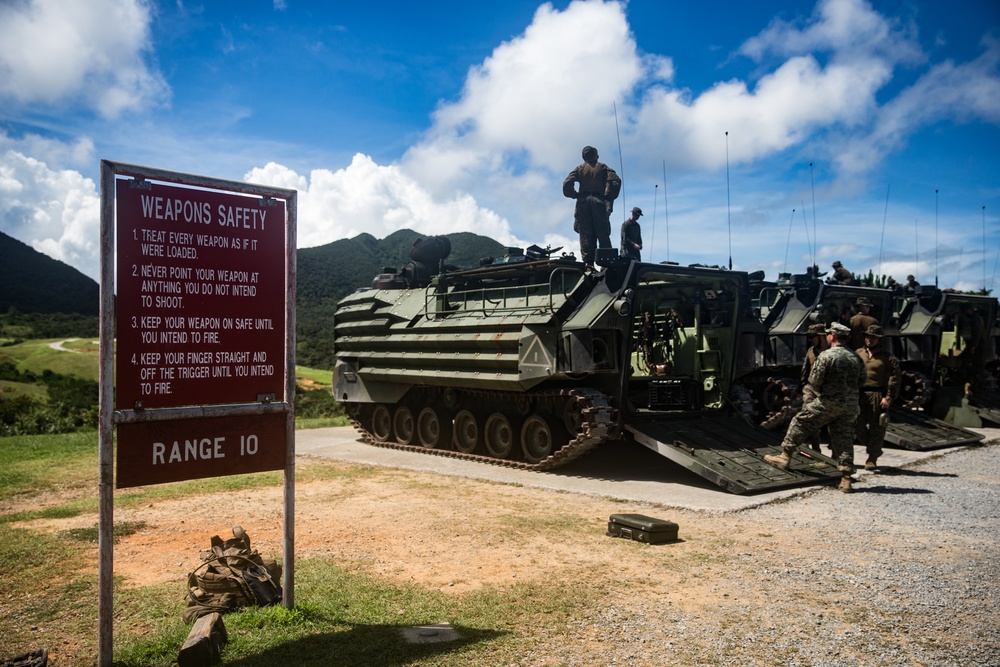 Cheeto puffs and tracers: Marines with 2/4 fire rounds down range