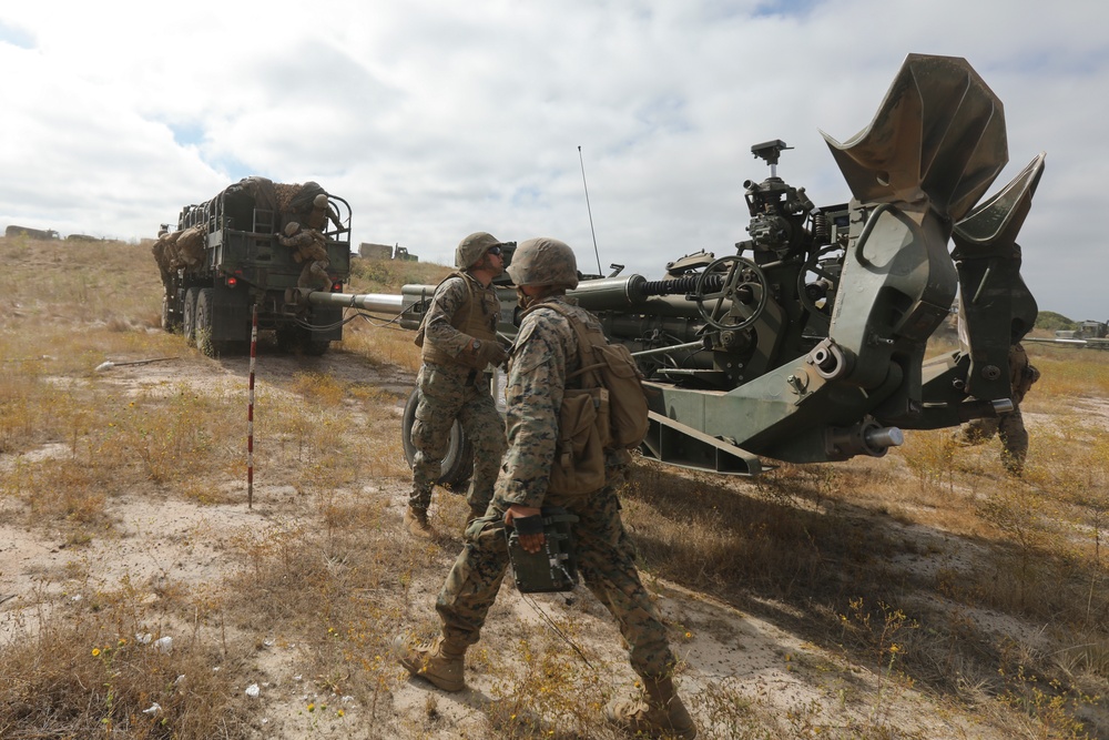 5th Battalion, 14th Marine Regiment Artillery Range