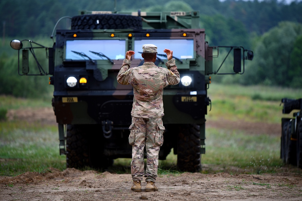 U.S. Soldiers Receive Equipment Ahead of Exercise in Poland