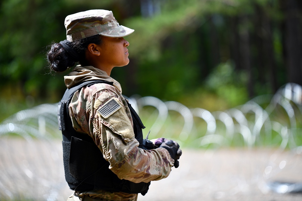 U.S. Soldiers Receive Equipment Ahead of Exercise in Poland