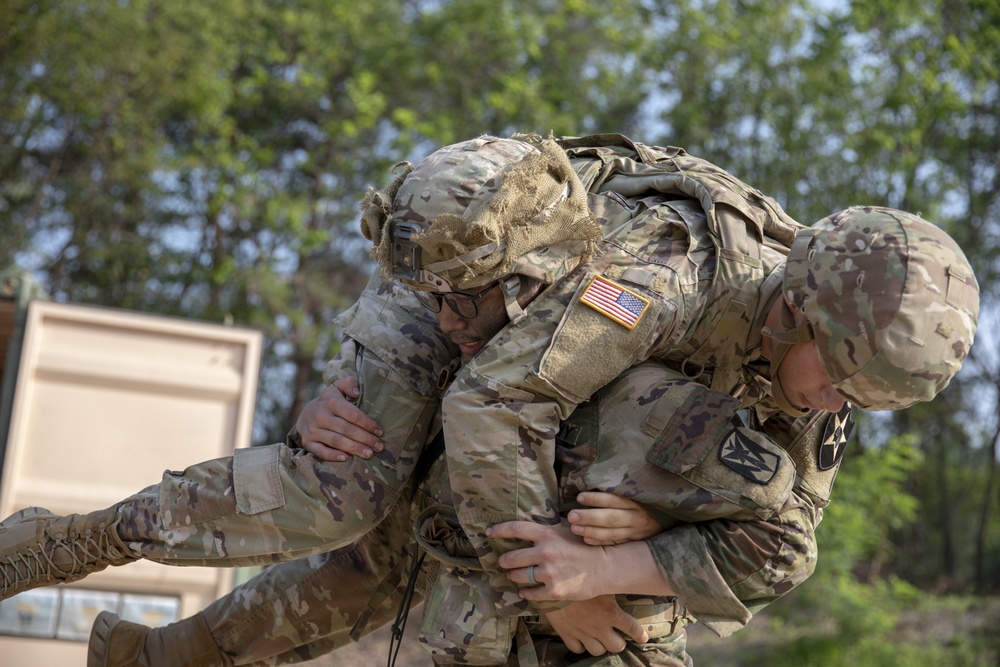 Eighth Army medics compete to see who is the best combat lifesaver