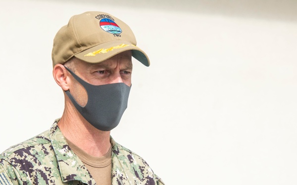 Change of Command in the Era of a Global Pandemic: Commander, Maritime Prepositioning Ships Squadron Two Changes the Helm