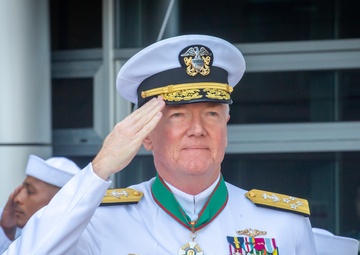 Burke takes Helm of U.S. Naval Forces Europe-Africa and Joint Force Command Naples