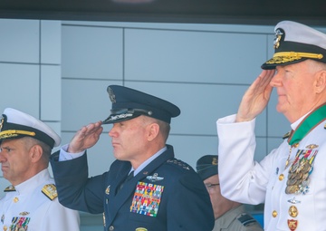 Burke takes Helm of U.S. Naval Forces Europe-Africa and Joint Force Command Naples