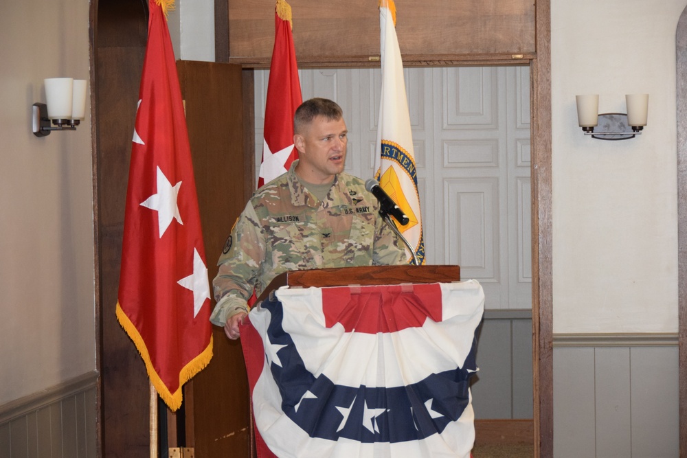 Allison takes command of USAG RIA at Change of Command Ceremony