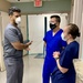 Soldiers support medical staff at United Memorial Medical Center in Houston