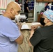 Soldiers support medical staff at United Memorial Medical Center in Houston