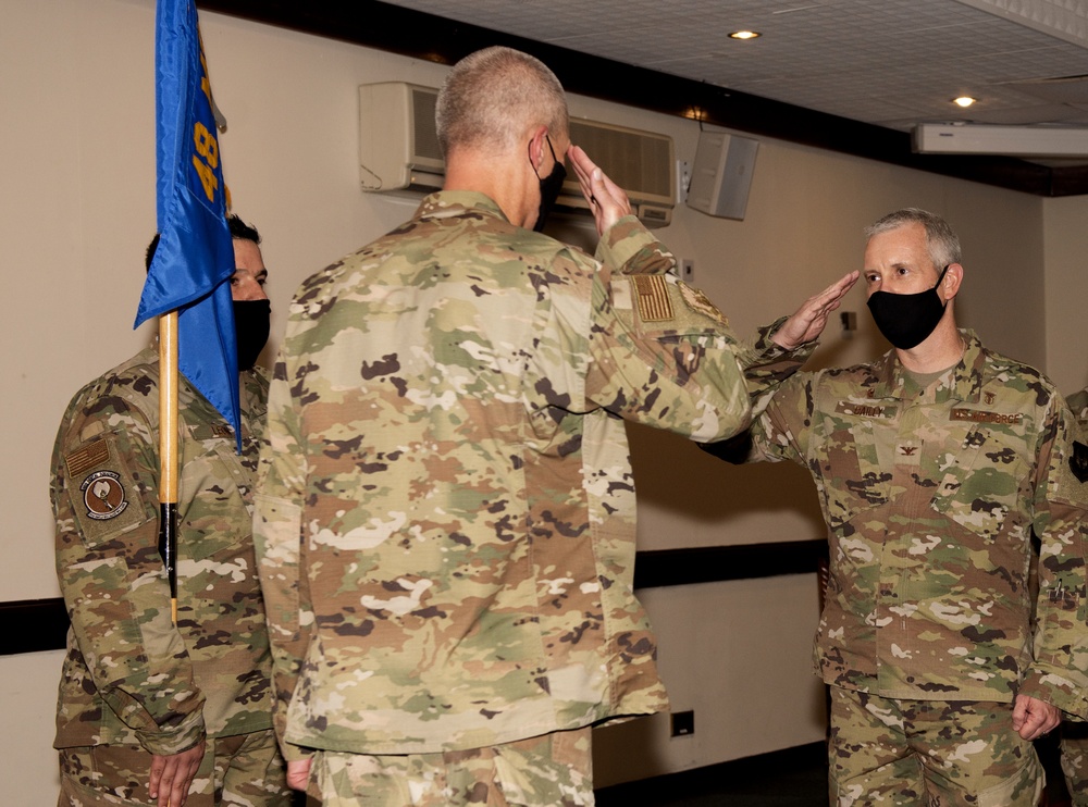 48th DS welcomes new squadron commander