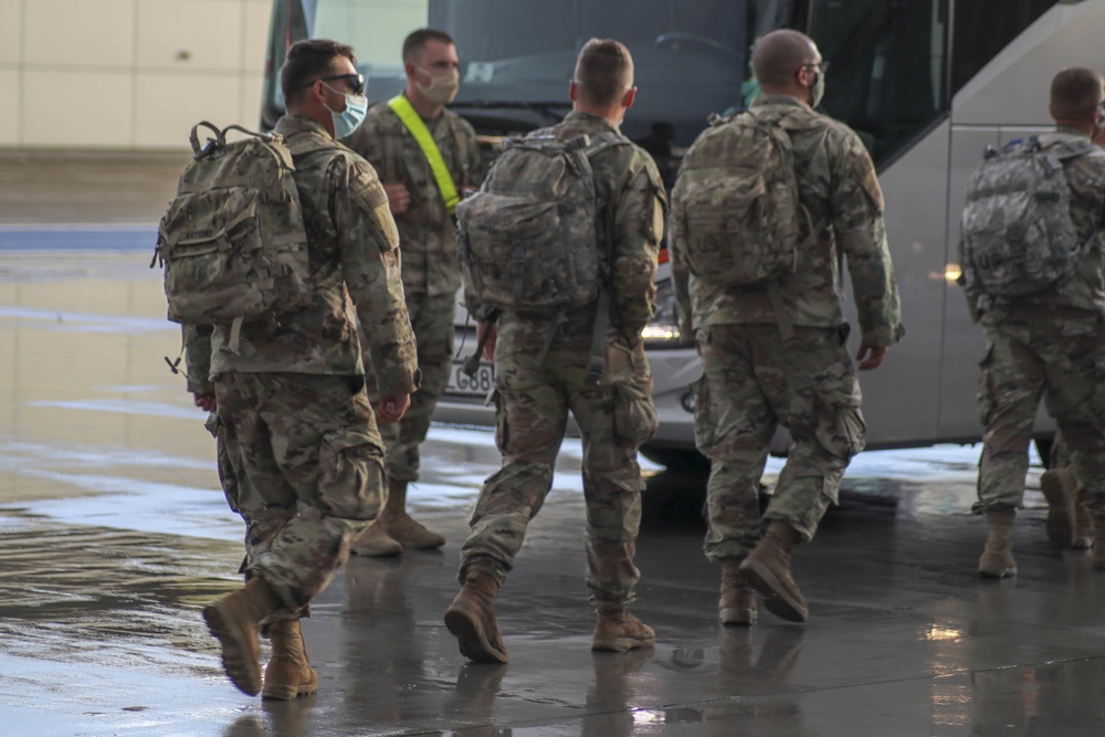 US Soldiers arrive in Poland for DEFENDER-Europe 20