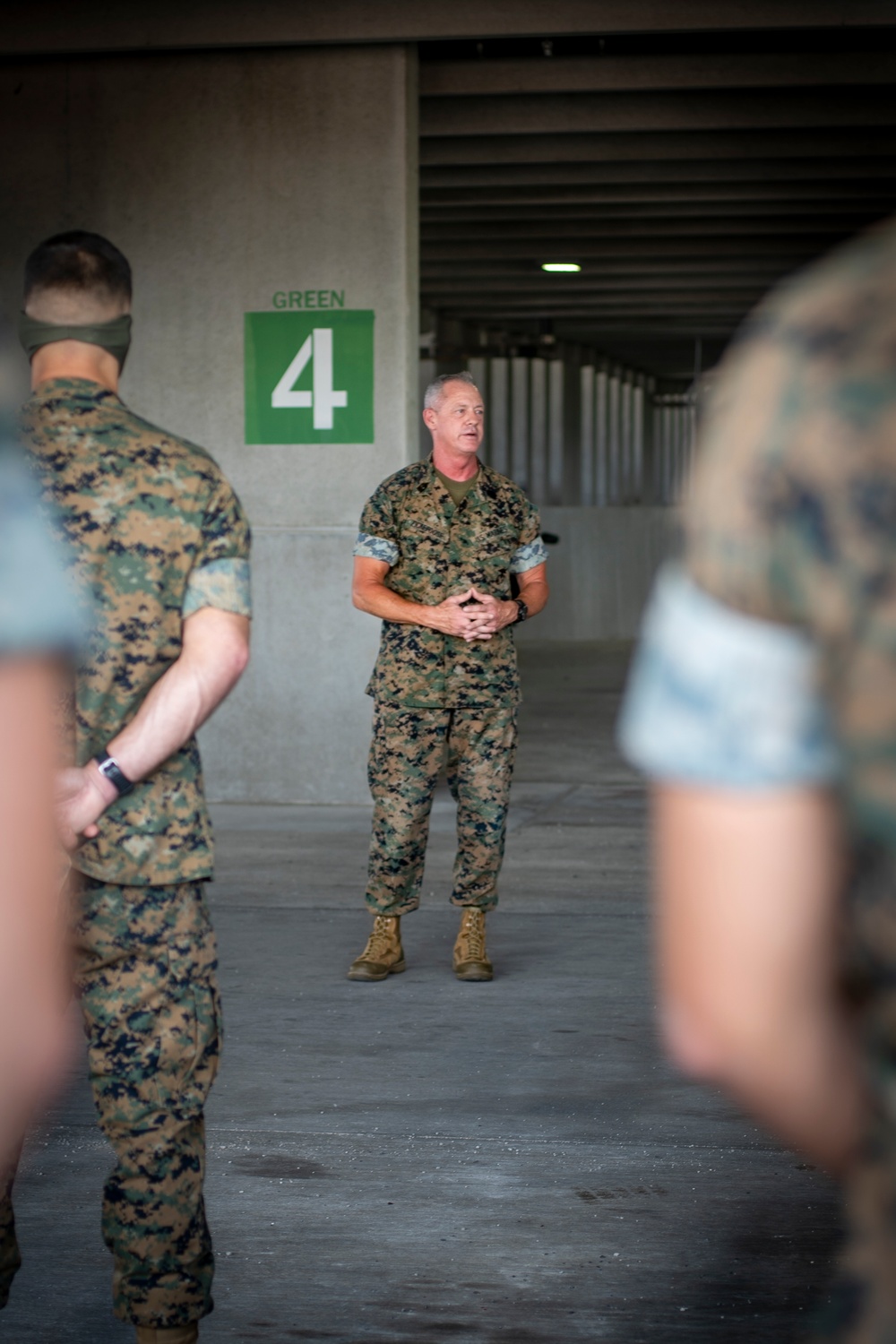 U.S. Marine task force receives visit from U.S. Southern Command senior enlisted leader