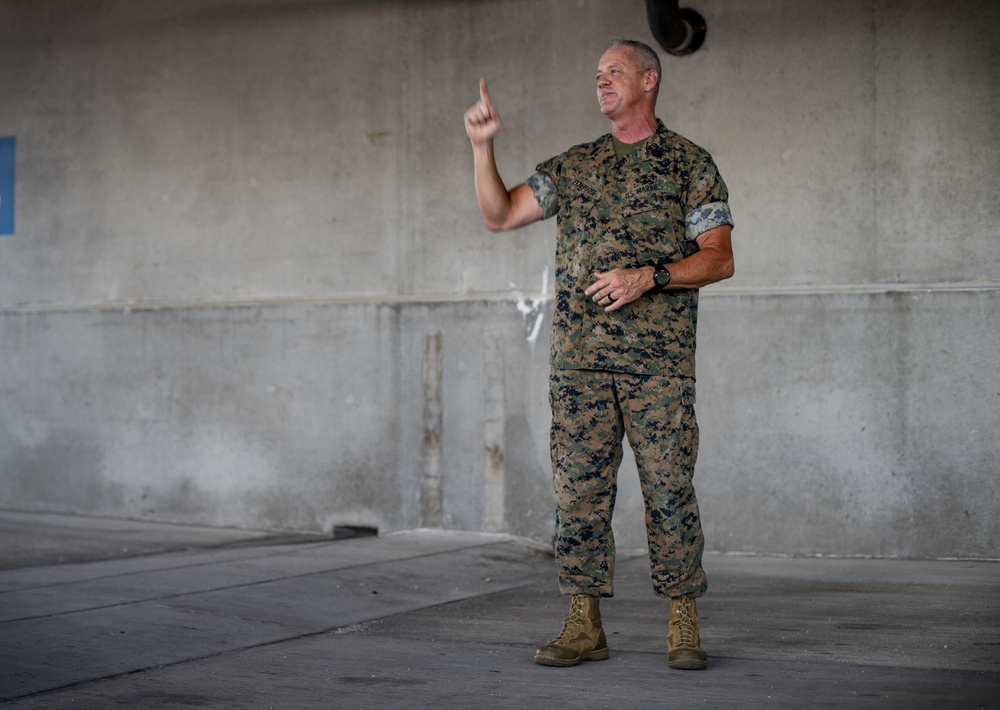 U.S. Marine task force receives visit from U.S. Southern Command senior enlisted leader