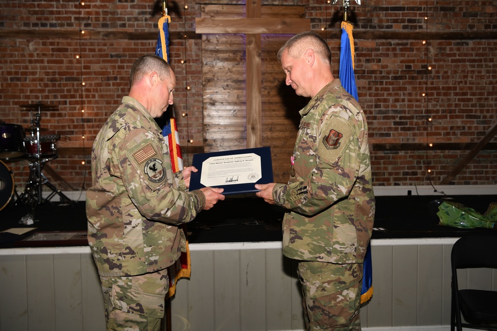 Chief Master Sgt. Jeffrey Strawn Retirement Ceremony