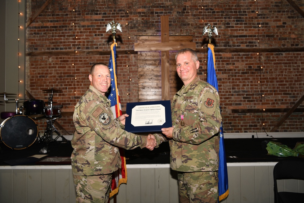 Chief Master Sgt. Jeffrey Strawn Retirement Ceremony