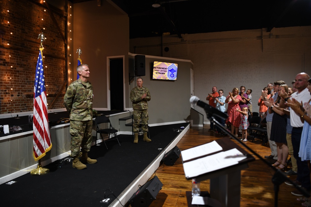 Chief Master Sgt. Jeffrey Strawn Retirement Ceremony