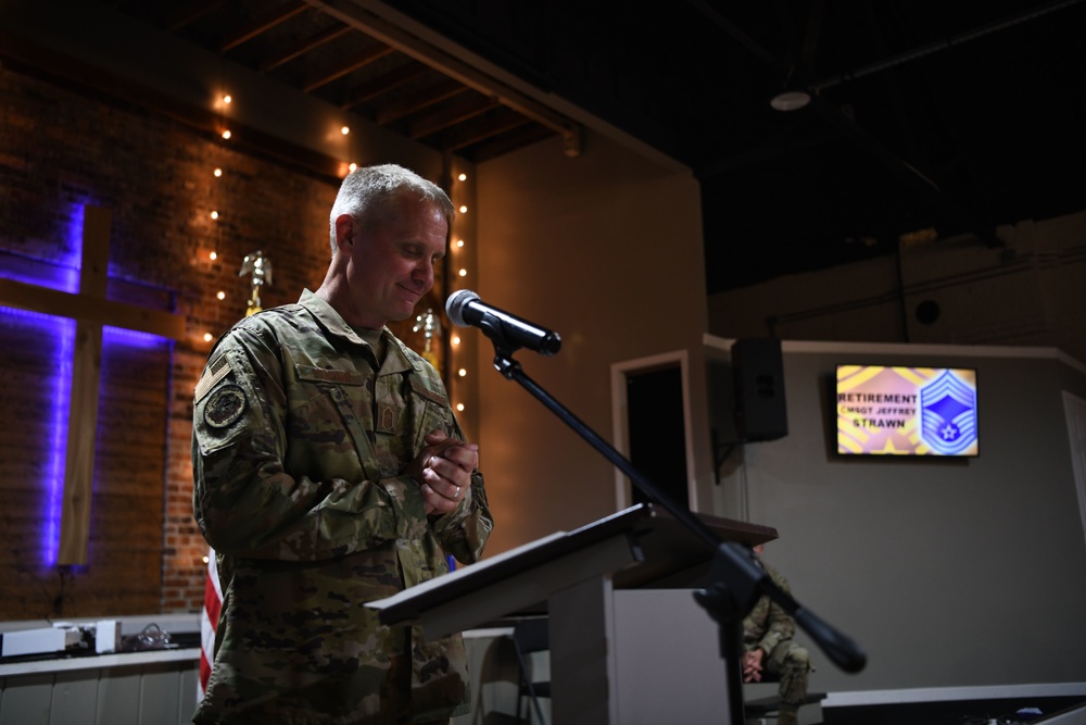 Chief Master Sgt. Jeffrey Strawn Retirement Ceremony