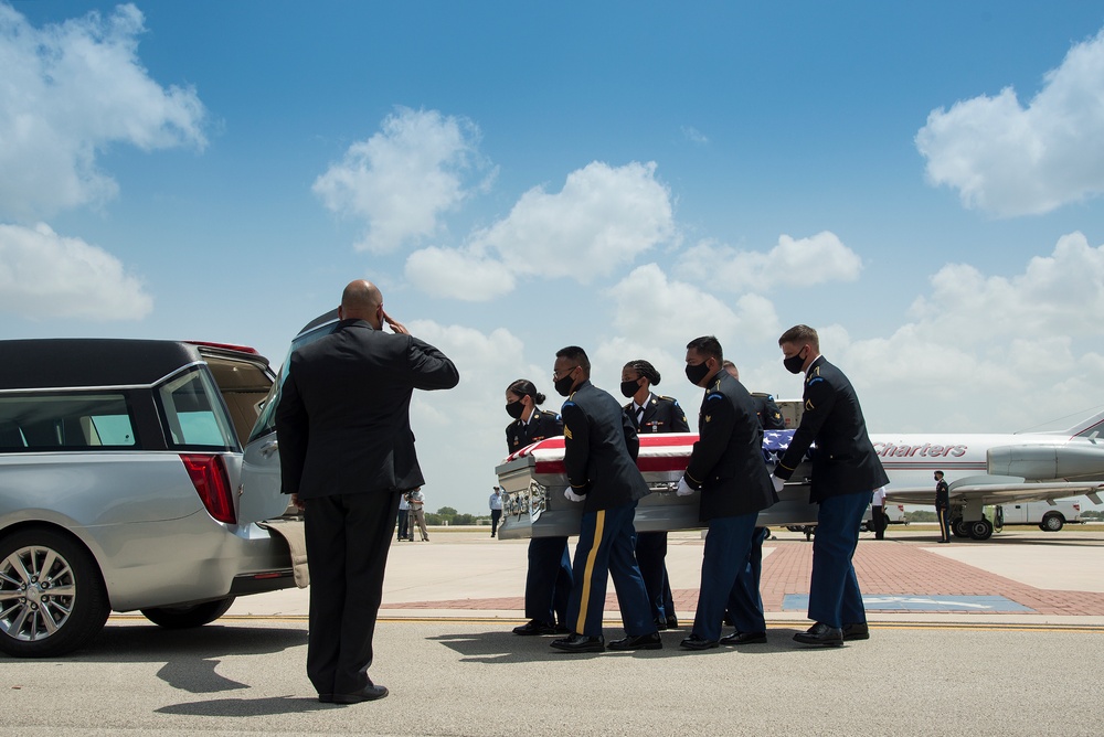 Dignified Transfer of Spc. Vincent Ibarria