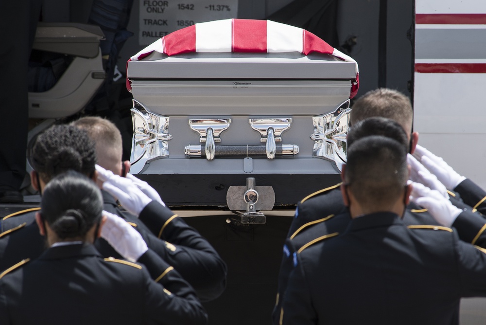 Dignified Transfer of Spc. Vincent Ibarria