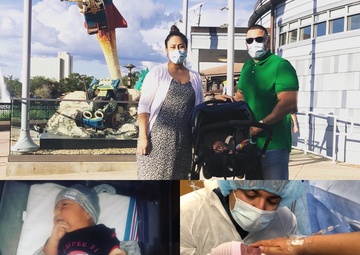 Marine and his wife begin their family with a baby boy