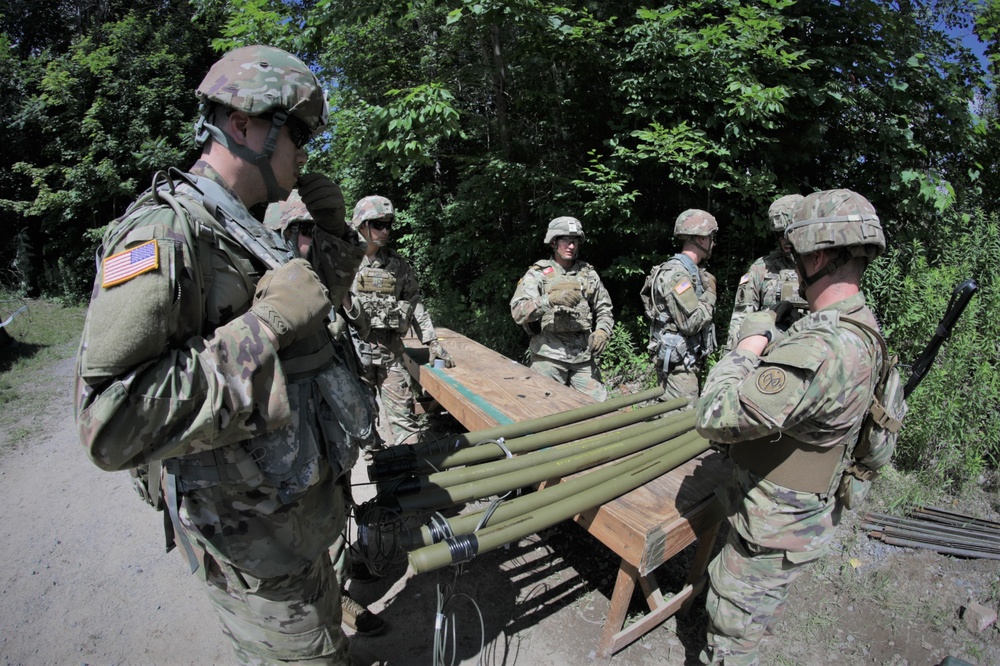 NY Army National Guard Engineers Train at Fort Drum