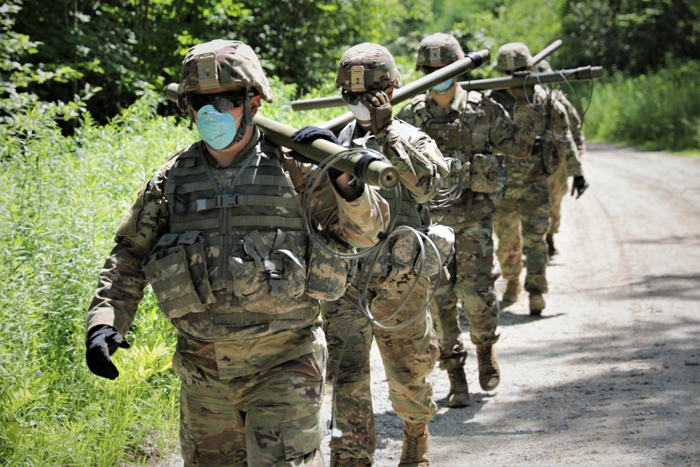 NY Army National Guard Engineers Train at Fort Drum