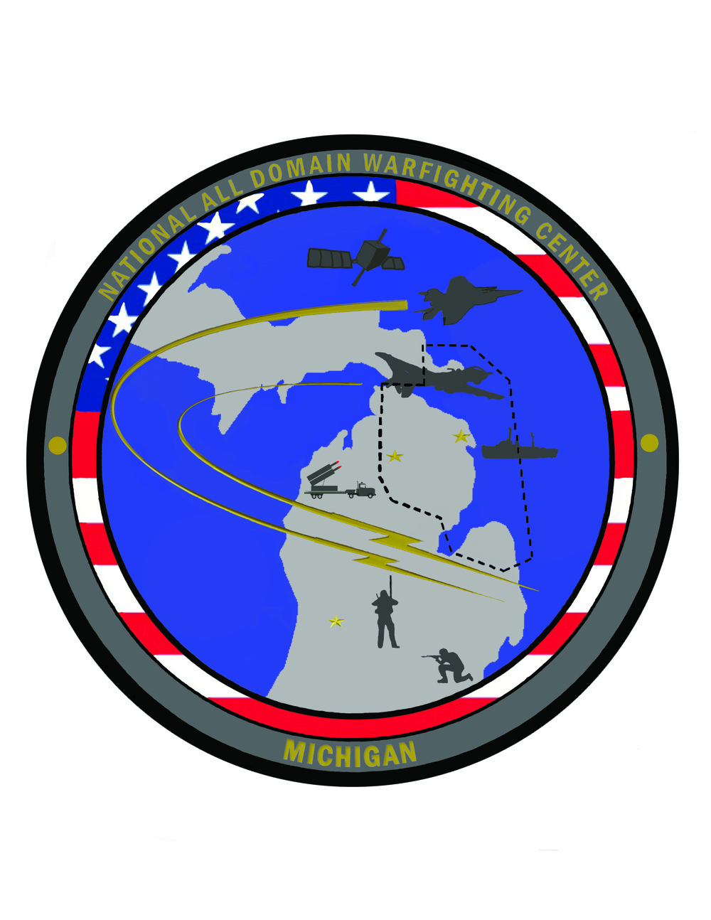 Logo for National All Domain Warfighting Center