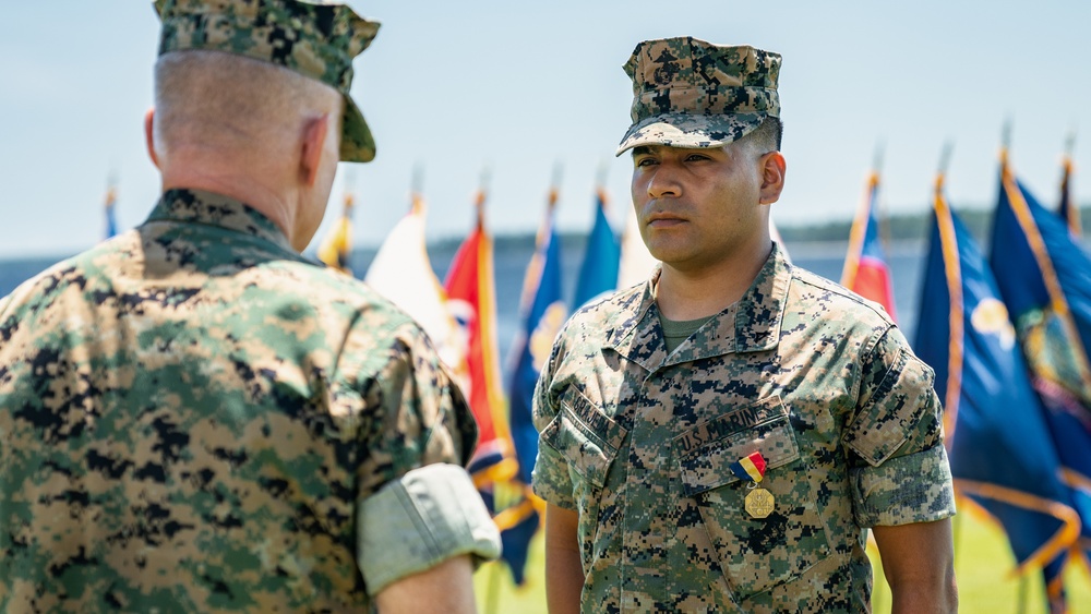 Marine Awarded Navy and Marine Corps Medal