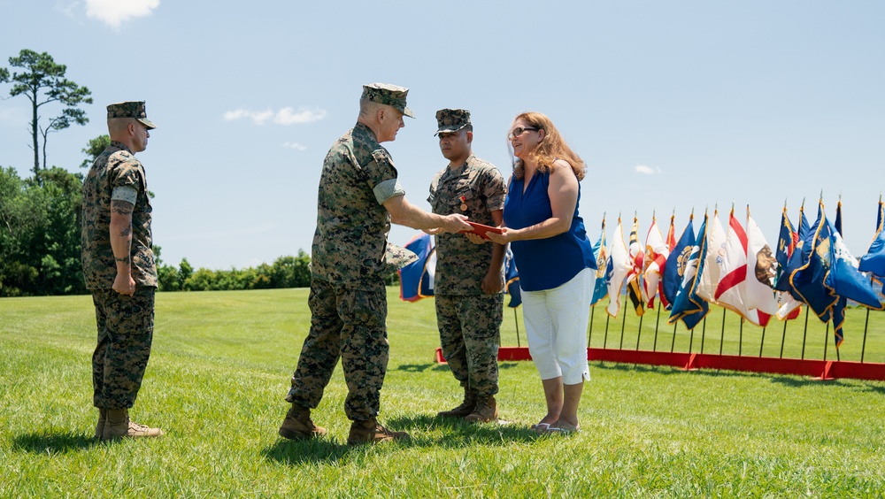 Marine Awarded Navy and Marine Corps Medal