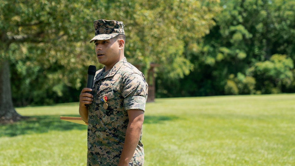 Marine Awarded Navy and Marine Corps Medal