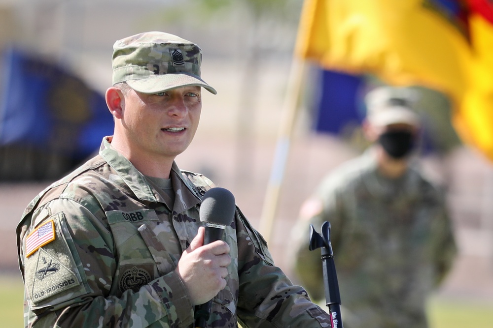 1st Armored Division holds change of responsibility