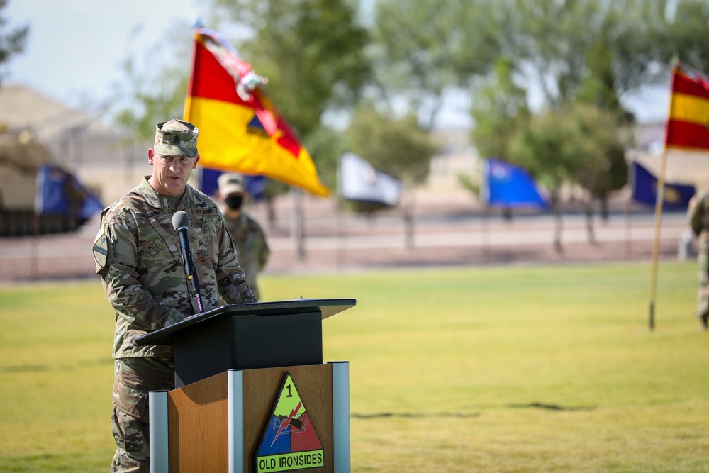 1st Armored Division holds change of responsibility