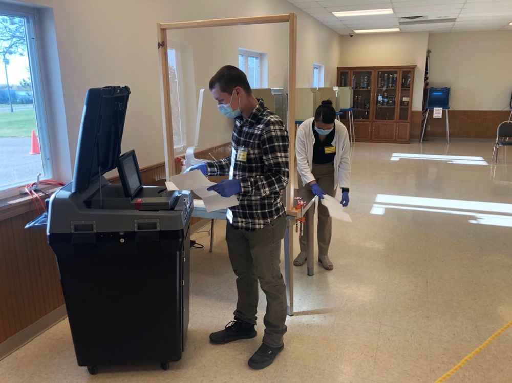 Wisconsin Guard members once again support voters during special election