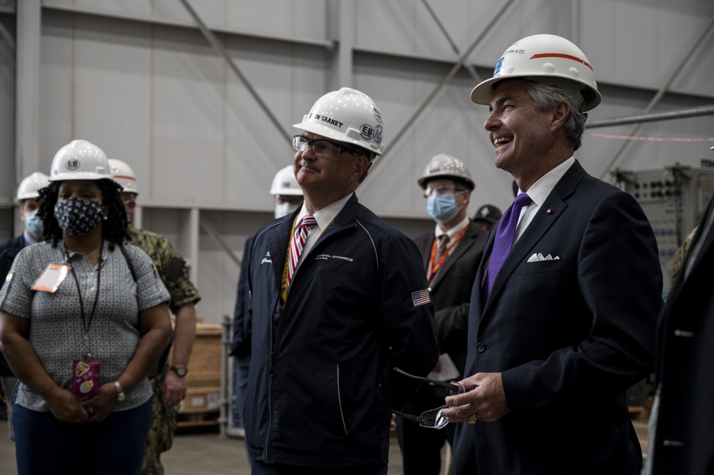 SECNAV Visits General Dynamics Electric Boat Groton