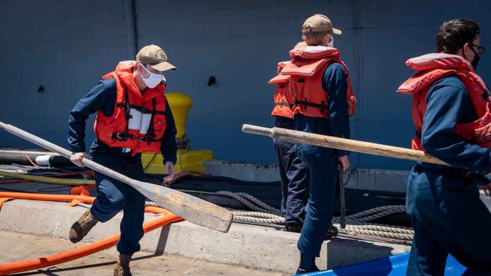 USS Bonhomme Richard Damage Control Efforts