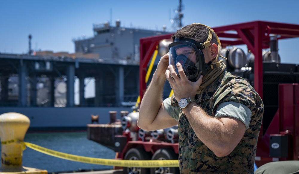 USS Bonhomme Richard Damage Control Efforts