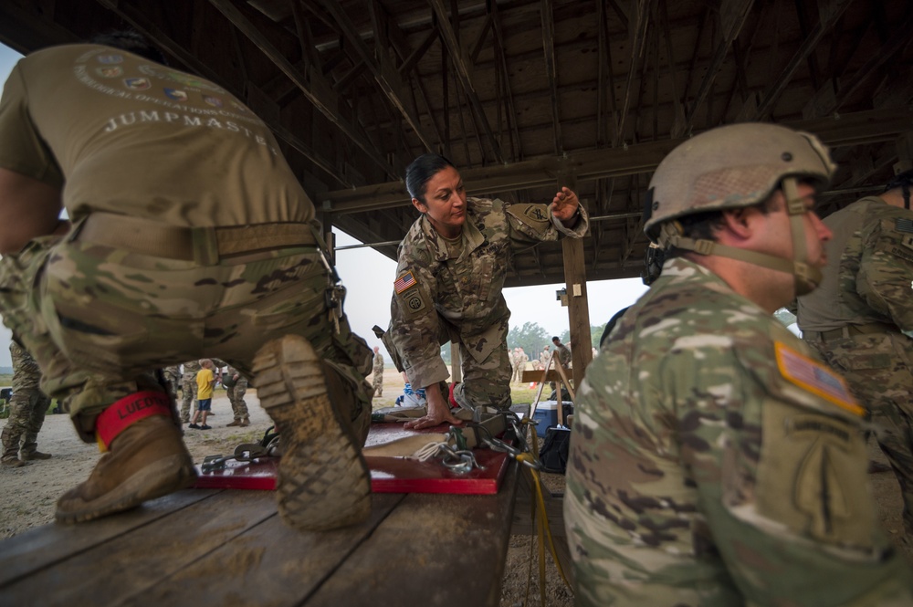 Airborne operations at Fort Bragg