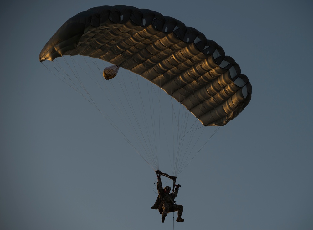 Airborne operations at Fort Bragg