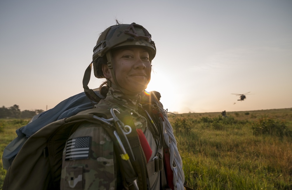 Airborne operations at Fort Bragg