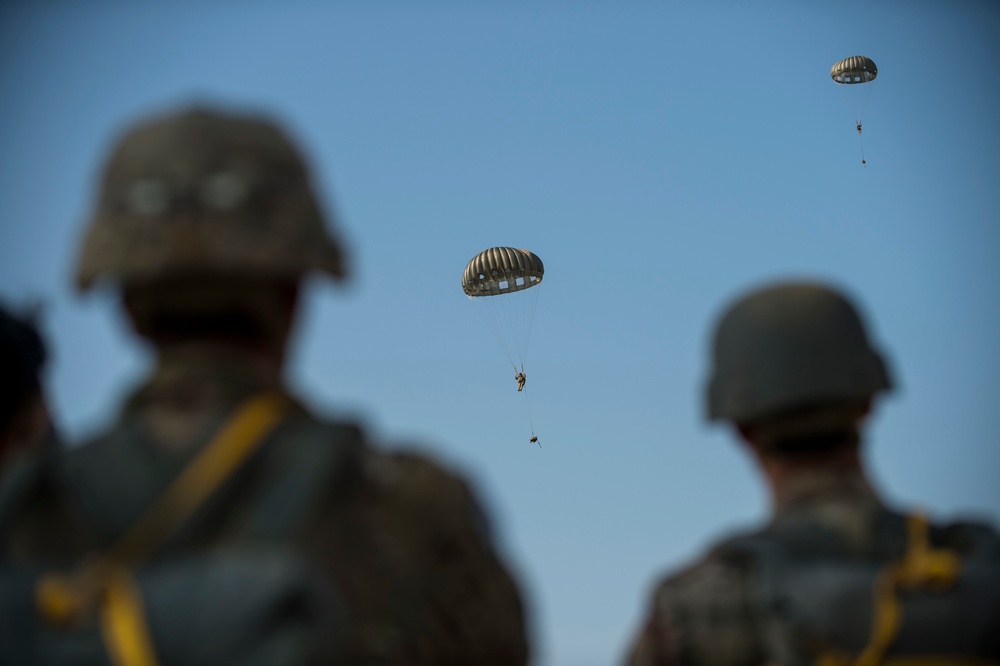 Airborne operations at Fort Bragg