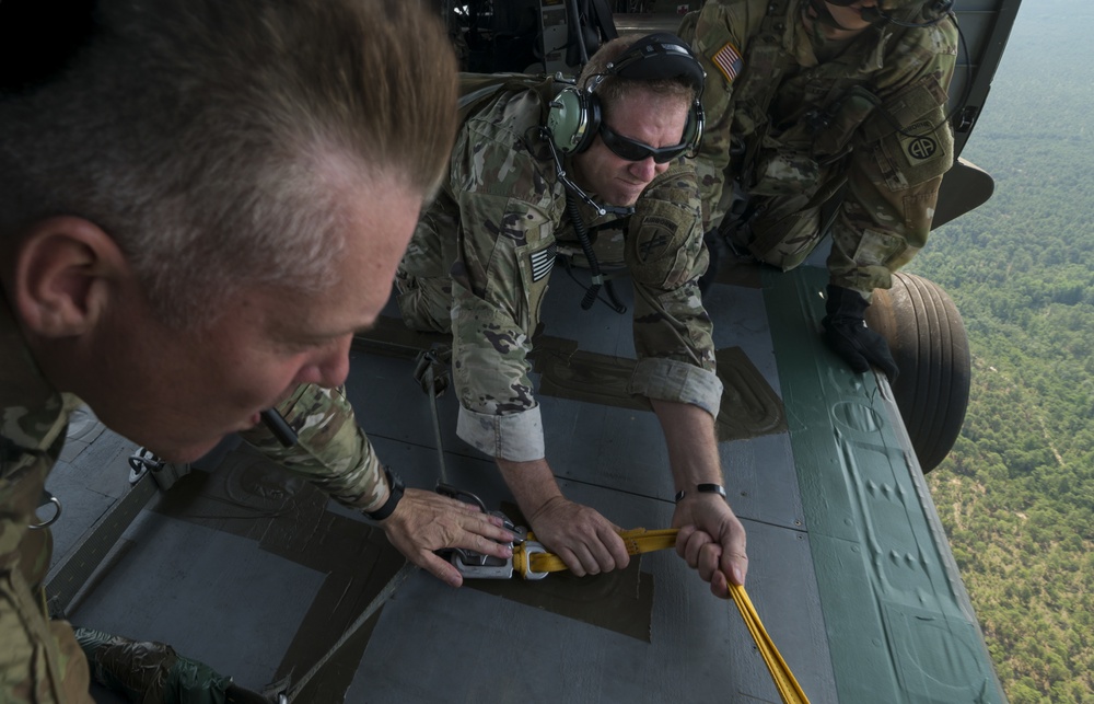 Airborne operations at Fort Bragg