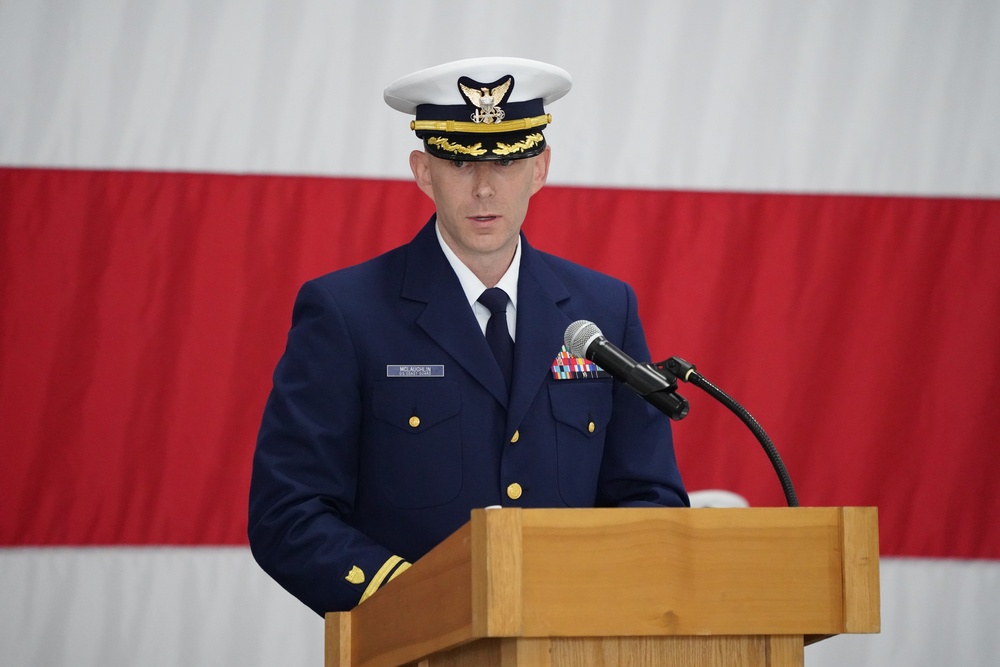 Coast Guard Air Station Sitka holds change of command ceremony