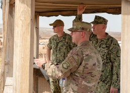 Rear Adm. Scott Gray Tours Chabelley Airfield, Djibouti