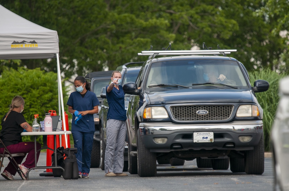 Delaware National Guard at Georgetown, tests 1,035 for COVID-19