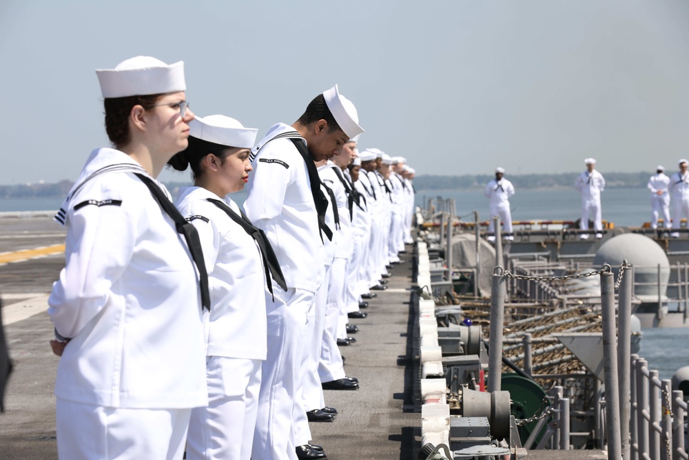 USS Bataan (LHD 5) Return to Homeport