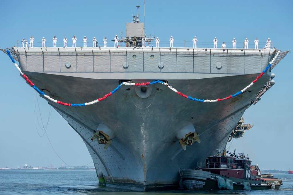 USS BATAAN RETURNED TO HOMEPORT