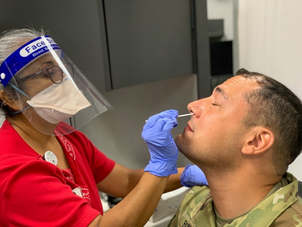 Soldiers prepare to support the South Texas Health System in McAllen